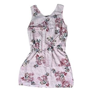 Maurices Floral Sleeveless Dress - Blush Pink, Size Small